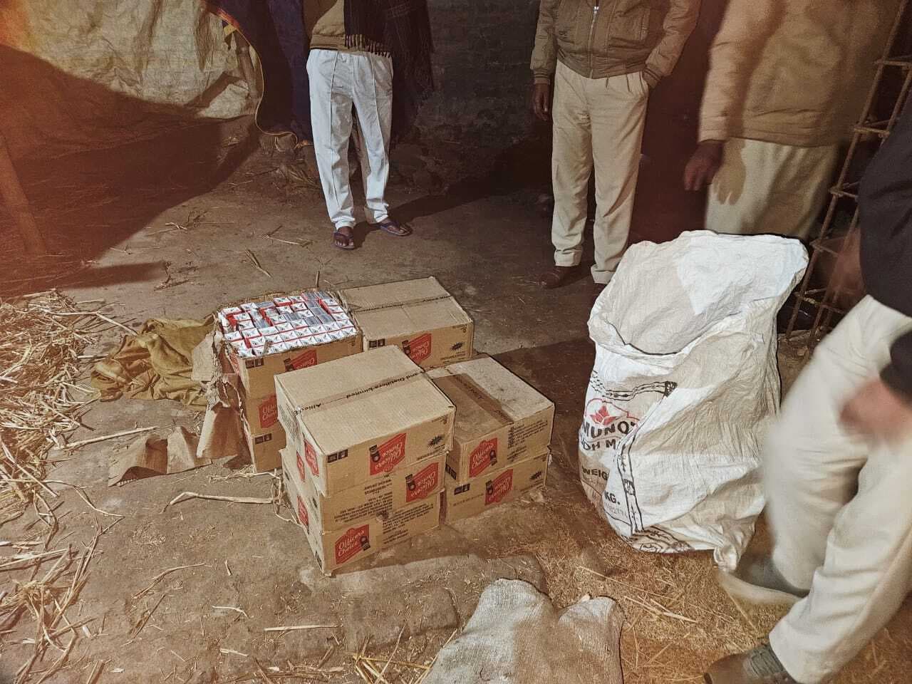 पुलिस ने 108.9 लीटर शराब किया बरामद, तस्कर फरार