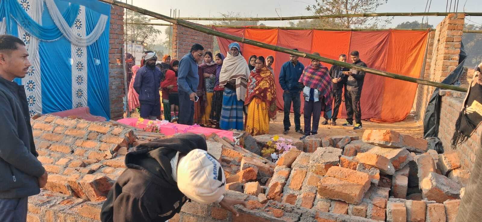 Giridih News :झुंड से बिछड़े हाथी ने खेतको में मचाया उत्पात