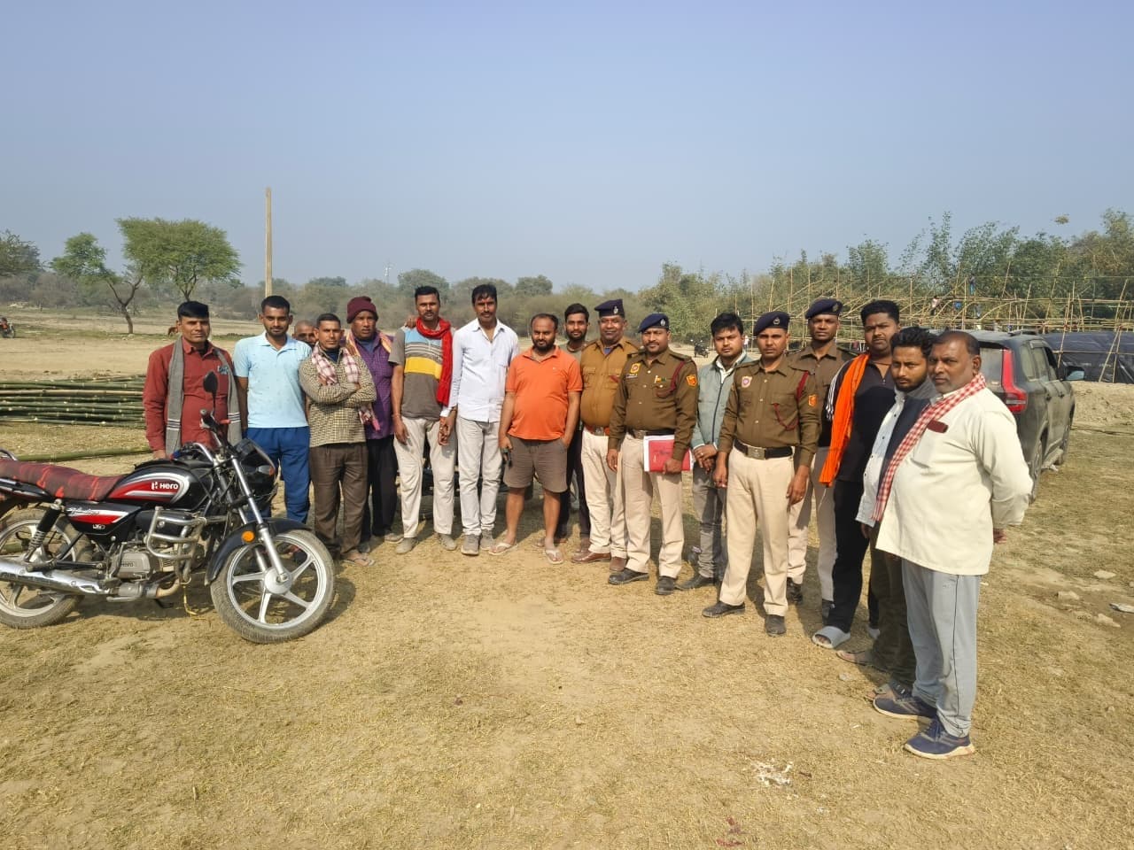 अगुवानी गंगा घाट पर दस दिवसीय माघी पूर्णिमा की तैयारी जोरों पर, 26 जनवरी से होगा शुरू