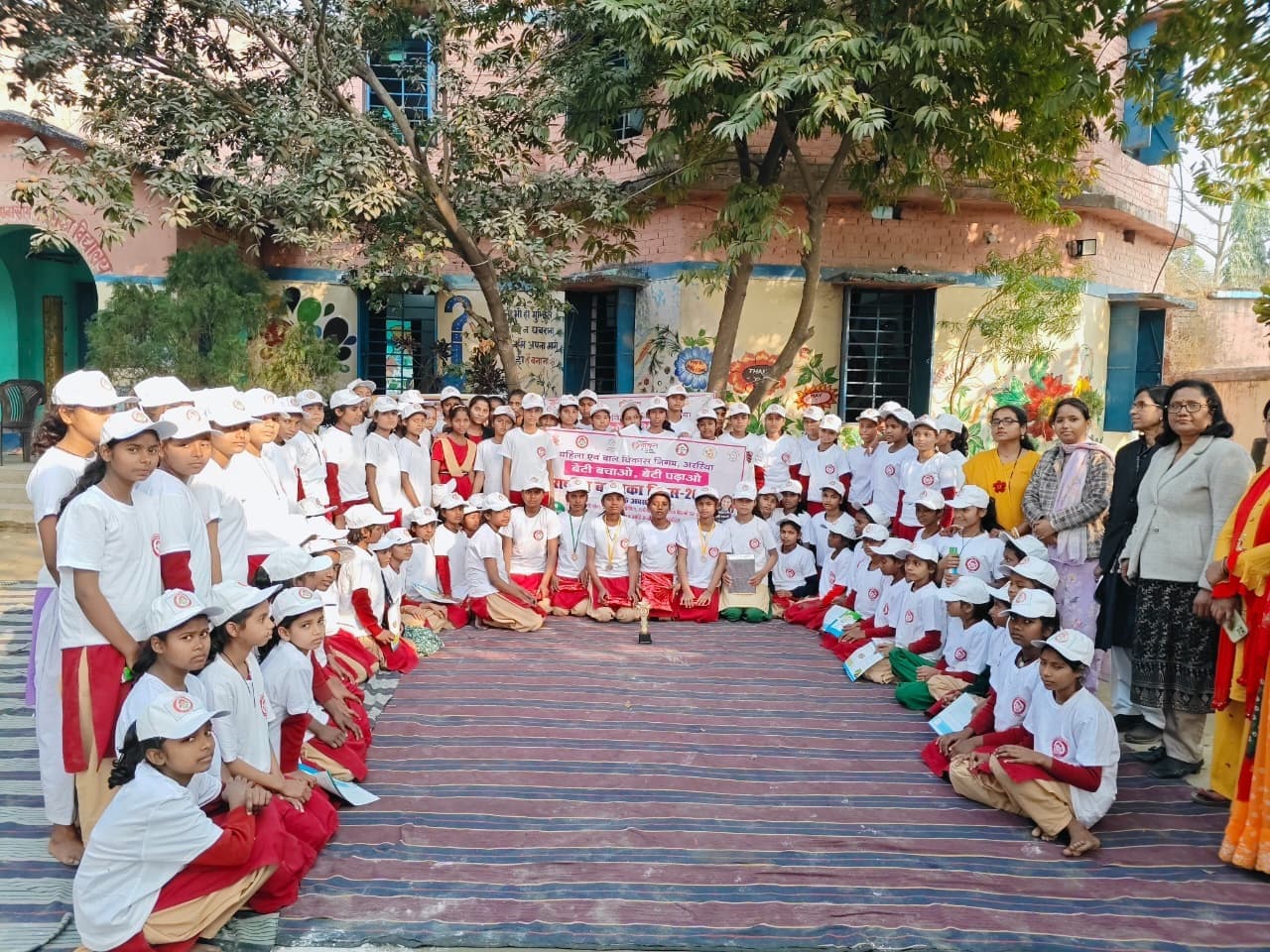 बालिका दिवस पर प्रतियोगिता का आयोजन