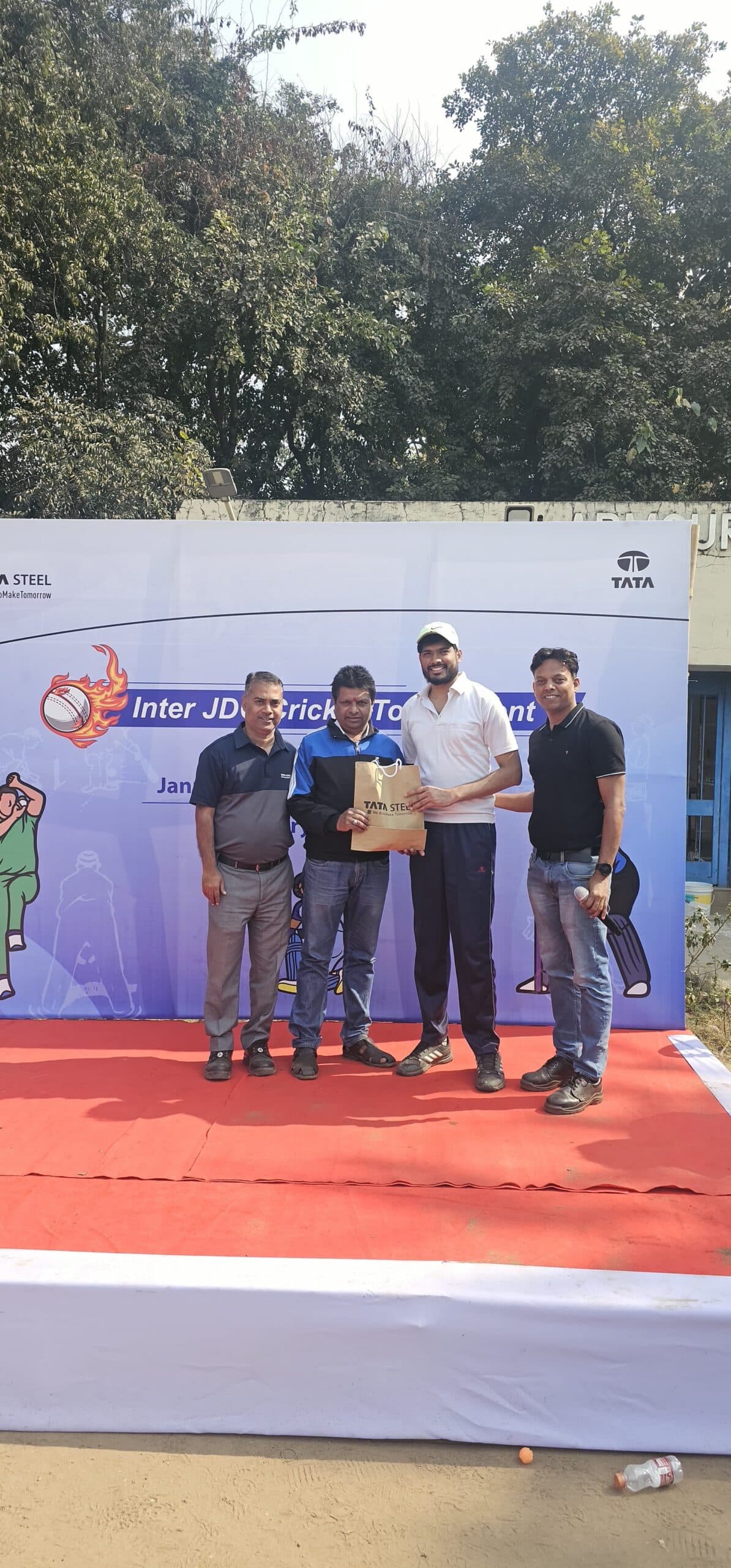 Tata steel inter jdc cricket tournament : आरएंडडीएसएस, एलडी-3 व टीएससीआर की टीमों ने दर्ज की जीत