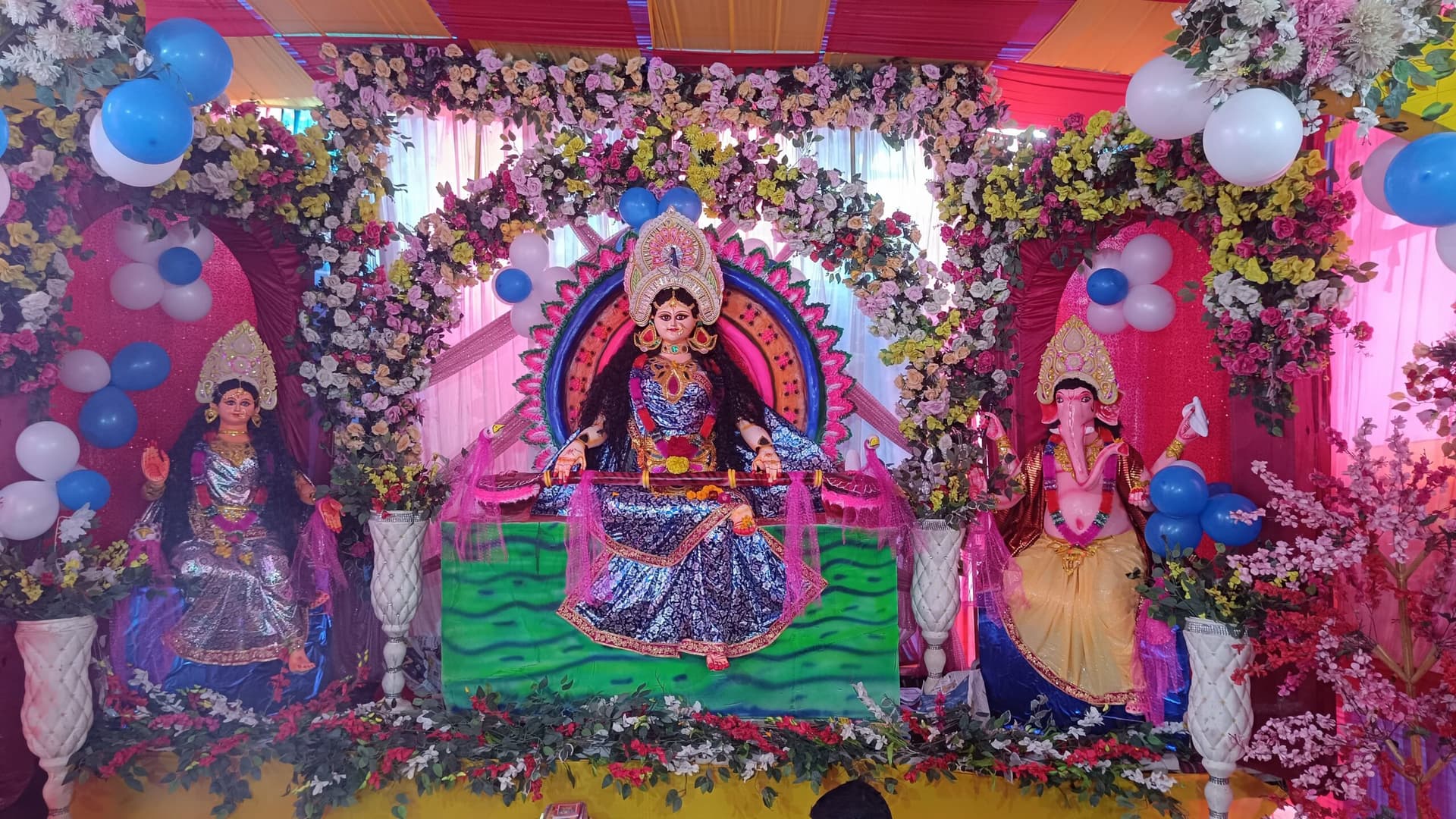 Madhubani News : रानीपुर में 48 वर्षों से मनायी जा रही सरस्वती पूजा