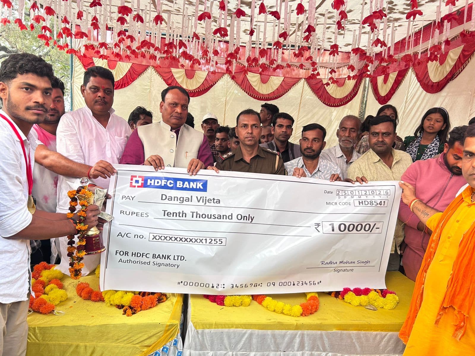 कुटुंबा में वसंत पंचमी पर दंगल प्रतियोगिता, सन्नी सिंह बने विजेता