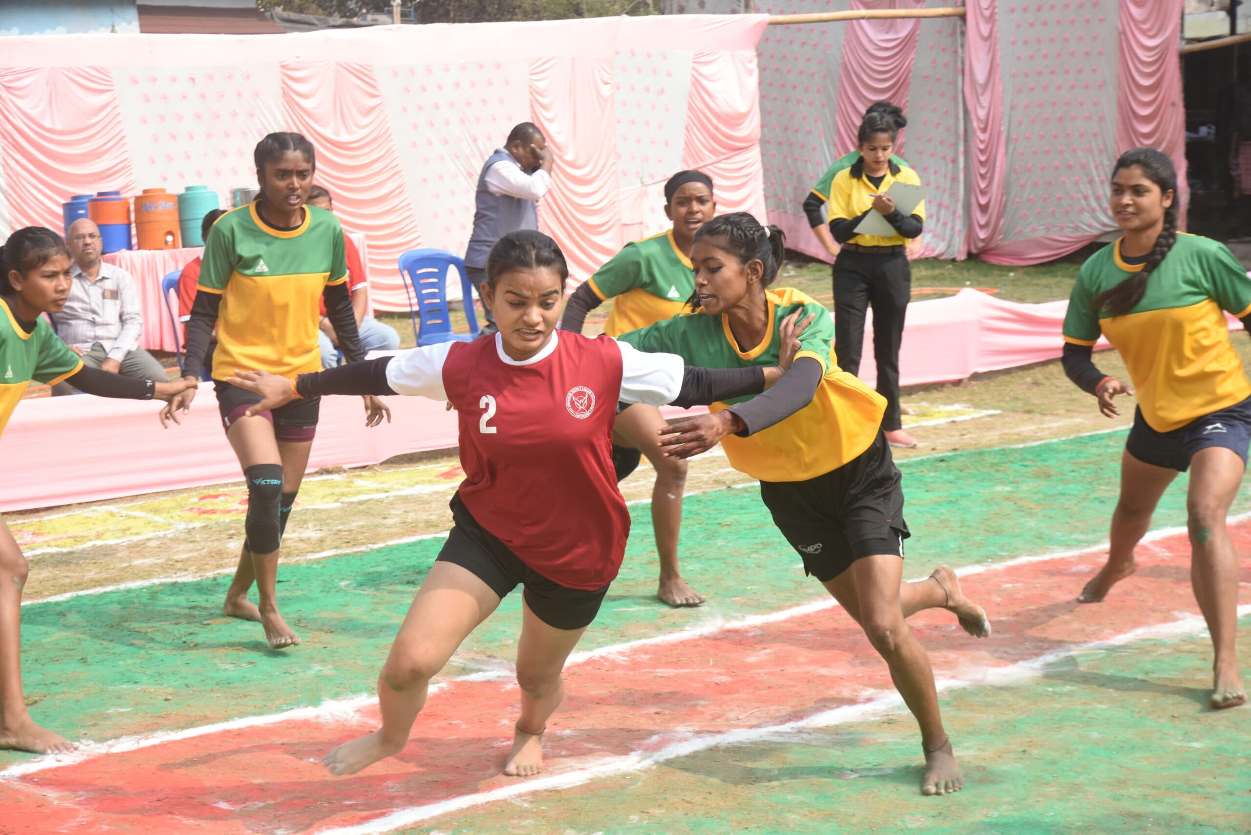 Jharkhand state senior women's kabaddi championship: पूर्वी सिहभूम, हजारीबाग, गढ़वा व साहिबगंज की टीमों ने दर्ज की जीत