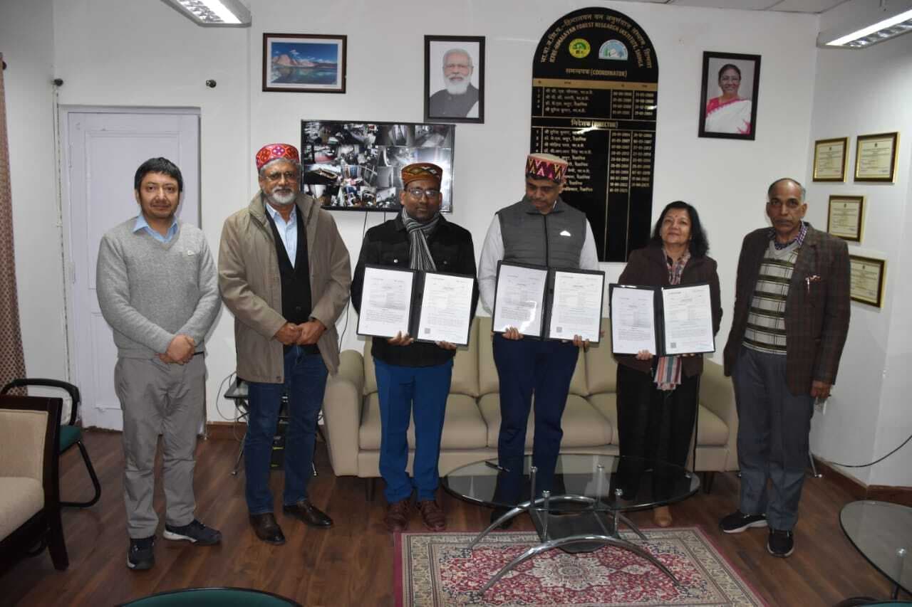 एमयू ने आआआईआई करेल व हिमालय वन अनुसंधान संस्थान शिमला के साथ किया समझौता