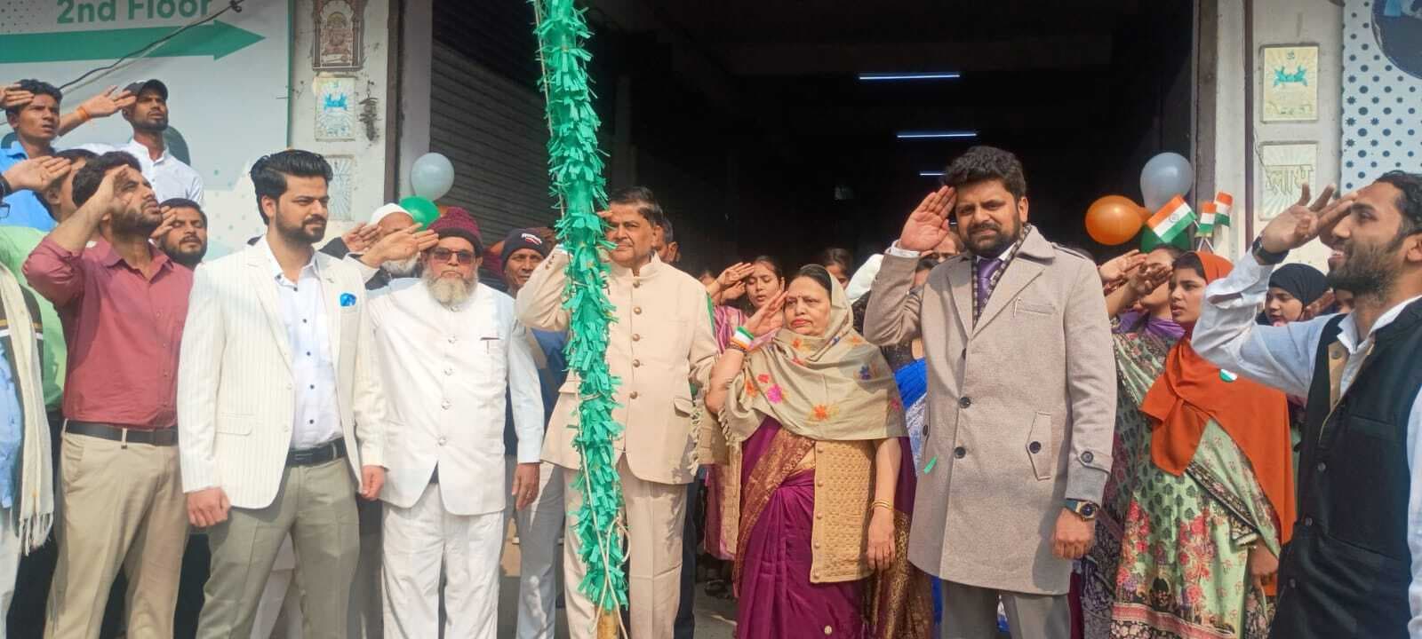 Samastipur News:एएचएस नर्सिंग कालेज में उत्साह व उमंग के साथ मनाया 77 वां गणतंत्र दिवस