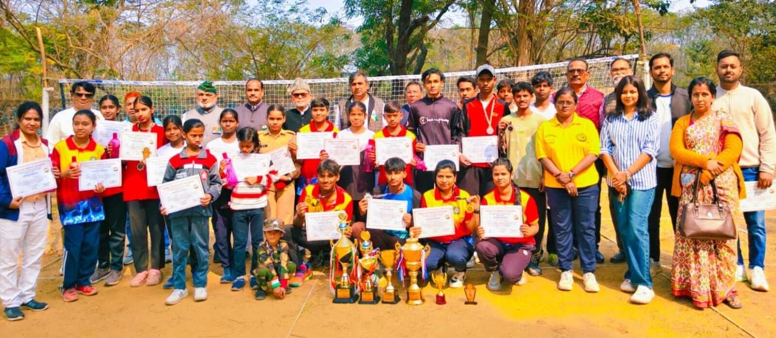 Ring ball Tournament at beldih sports corner: दो दिवसीय राज्य स्तरीय रिंग बॉल टूर्नामेंट आयोजित
