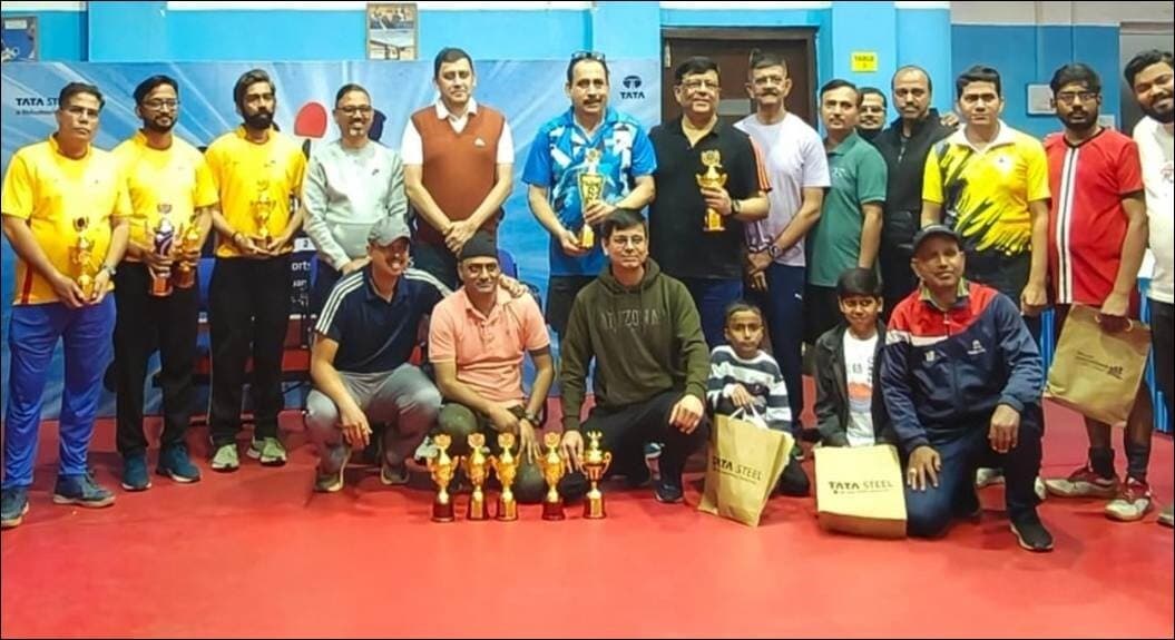 Inter Corporate Table Tennis Championship : टाटा मोटर्स को हराकर टाटा स्टील बना चैंपियन