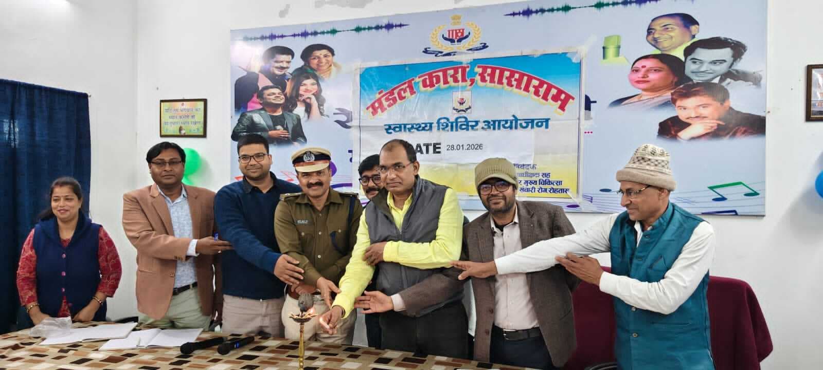 सासाराम मंडलकारा में 58 बंदियों की हुई स्वास्थ्य जांच