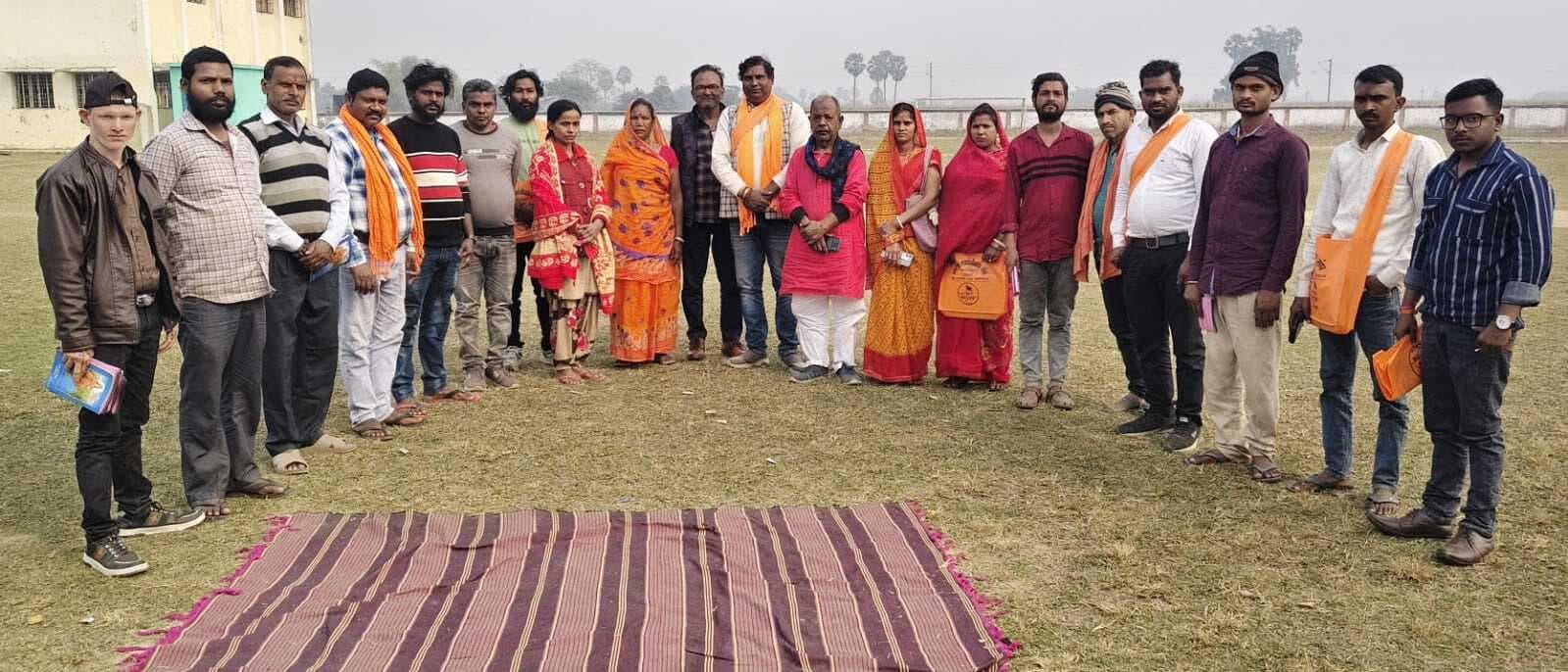 रानीपतरा में आठ फरवरी को विराट हिन्दू सम्मेलन को लेकर तैयारियां जोरों पर