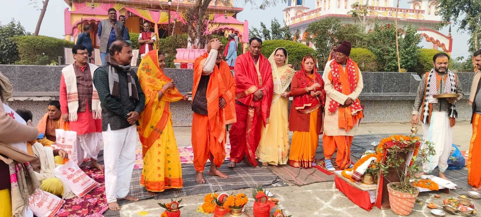 श्री पंचदेव धाम चपरा के नौवं अवतरण महोत्सव पर पांच दिवसीय अनुष्ठान शुरू