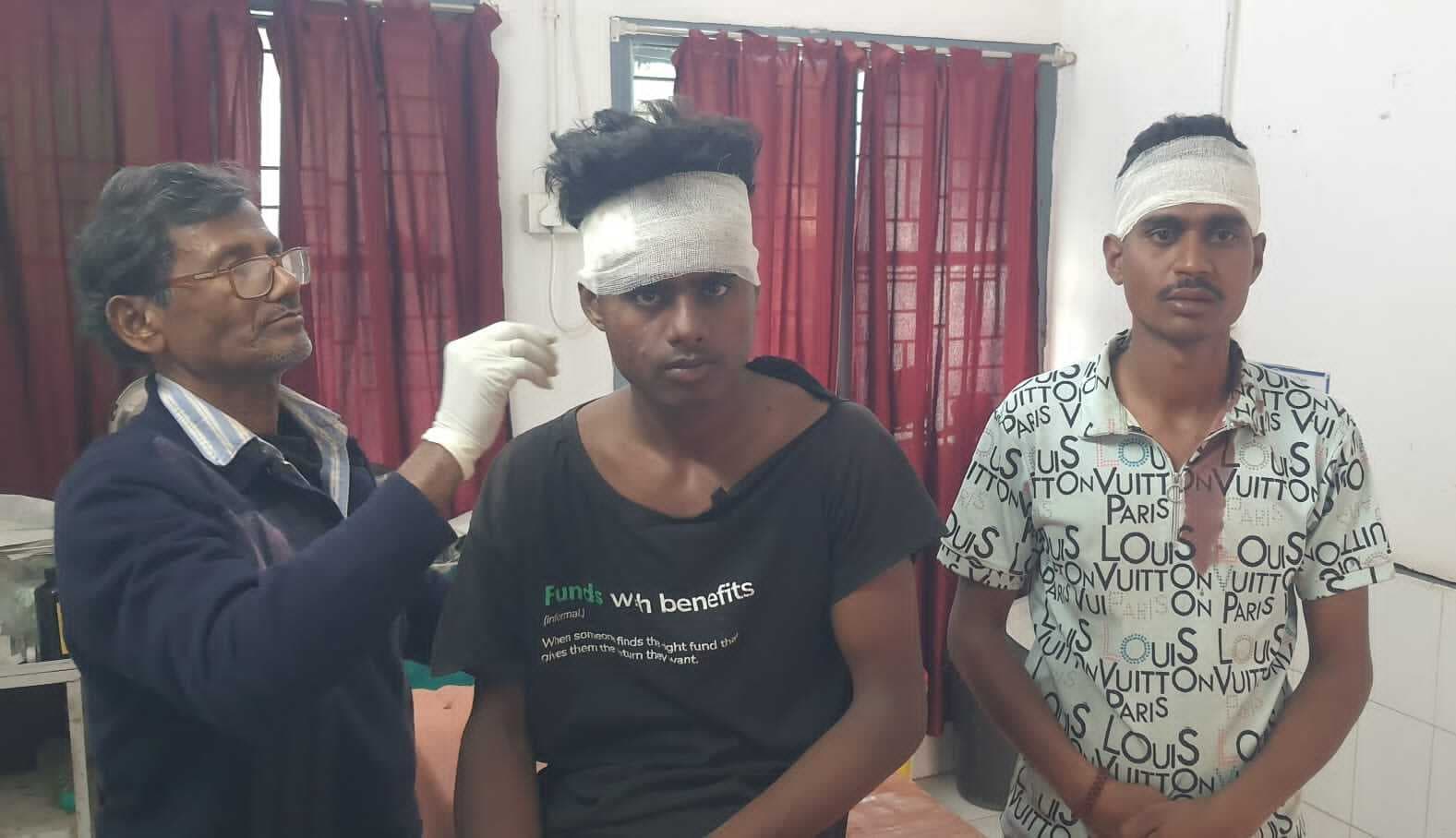 रंजिश में मामा व भगिना को लाठी-डंडे से पीटकर किया घायल