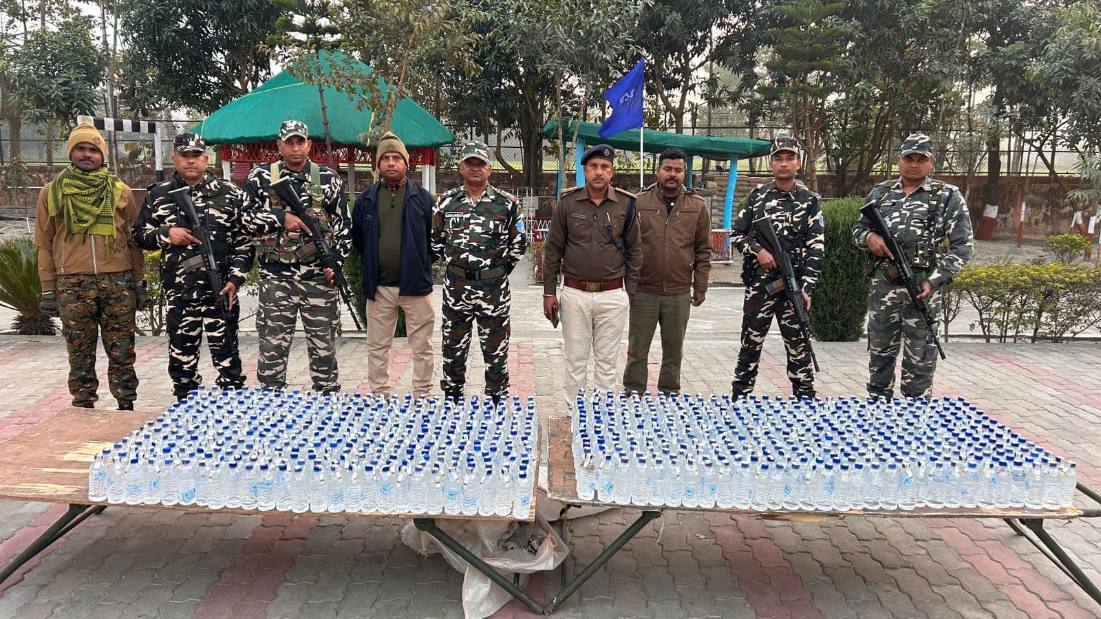 5.12 लाख नेपाली मुद्रा व 252 लीटर नेपाली शराब जब्त, एक तस्कर गिरफ्तार