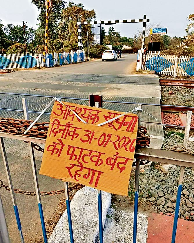 Bokaro News : मरम्मत कार्य के चलते 31 जनवरी को बंद रहेगी तेलमच्चो पुल रेल क्रॉसिंग