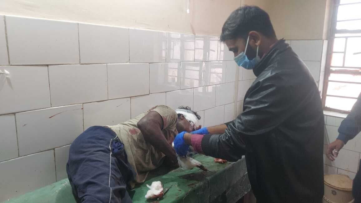 डाभाकेंद्र गांव ऑटो व बाइक में टक्कर, दो घायल