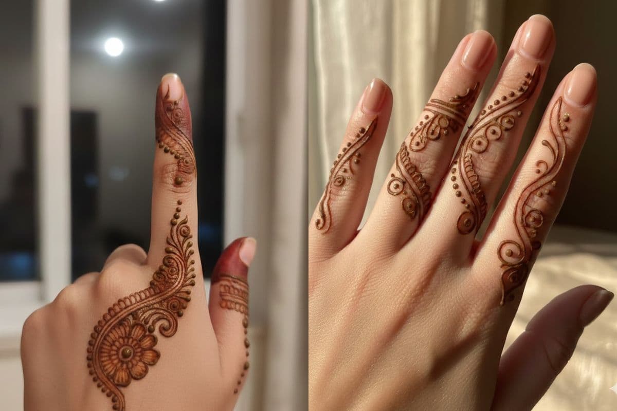 Finger Mehndi Design Ideas: इन फिंगर मेहंदी डिजाइन से उंगलियों की खूबसूरती बढ़ाएं, आप भी करें ट्राई