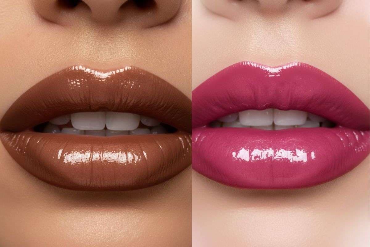 glossy lipstick shade