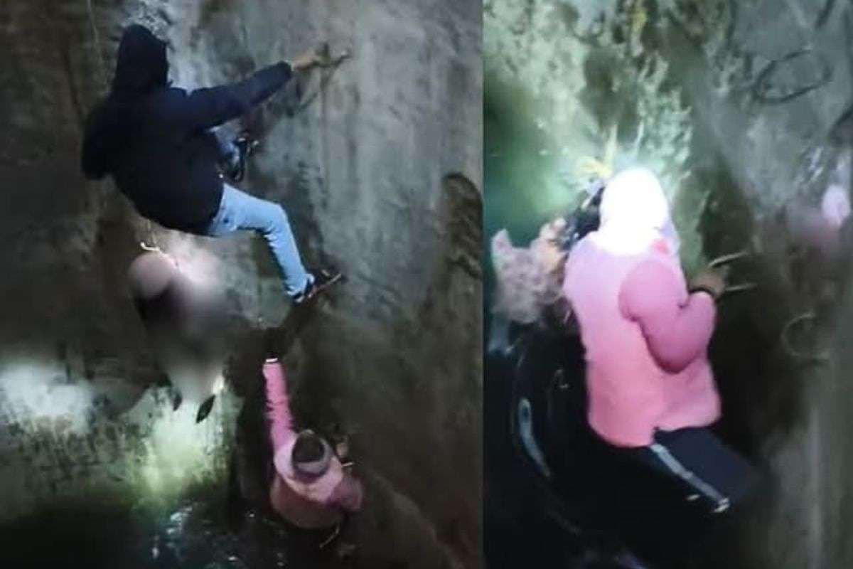 jamui news | woman jumped into a well with three children, two of them died.