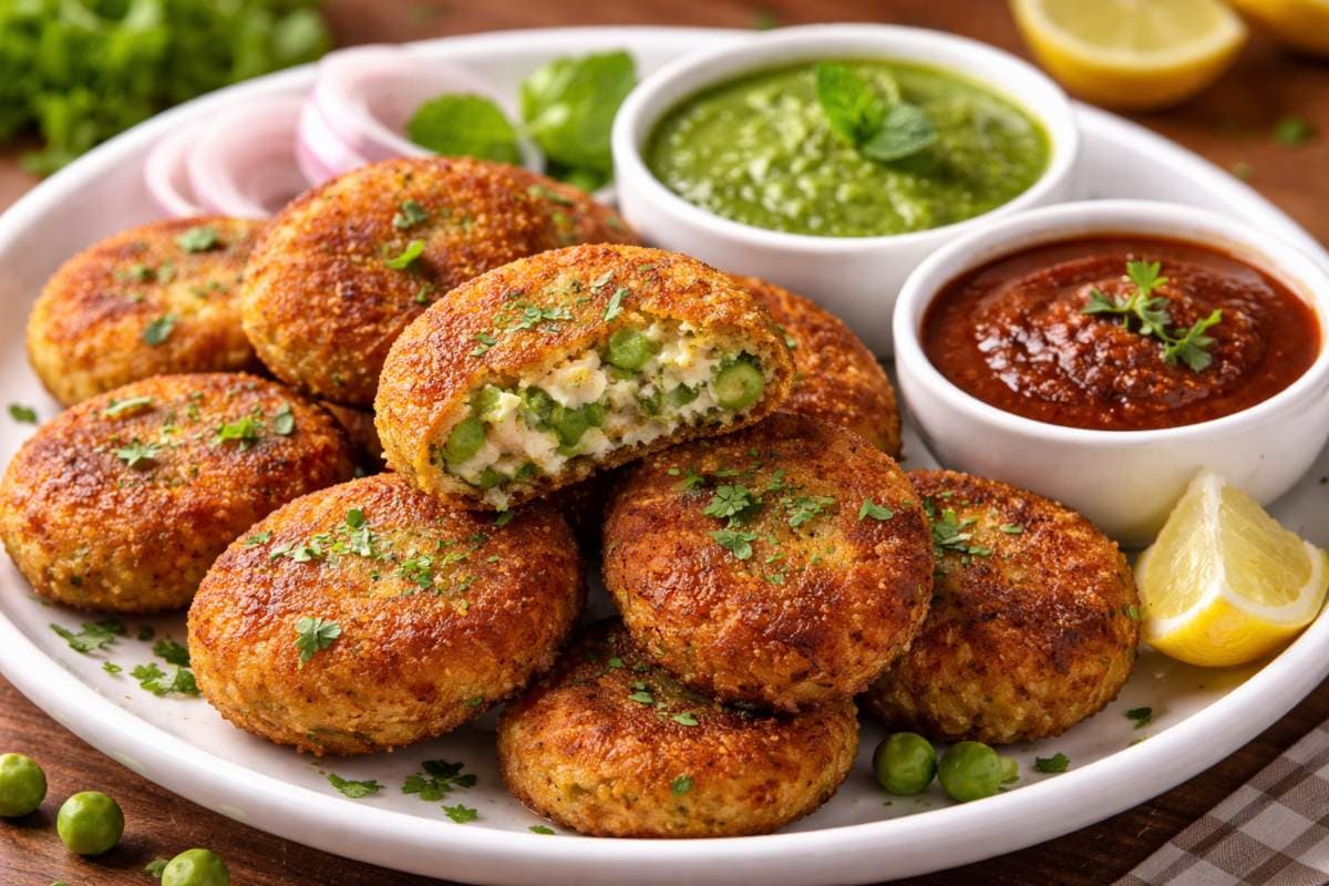 Matar Dahi Kebab Recipe: कम तेल में बनाएं सुपर क्रिस्पी मटर दही कबाब, स्वाद ऐसा कि उंगलियां चाटते रह जाएंगे सभी Matar Dahi Kebab Recipe: कम तेल में बनाएं सुपर क्रिस्पी मटर दही कबाब, स्वाद ऐसा कि उंगलियां चाटते रह जाएंगे सभी