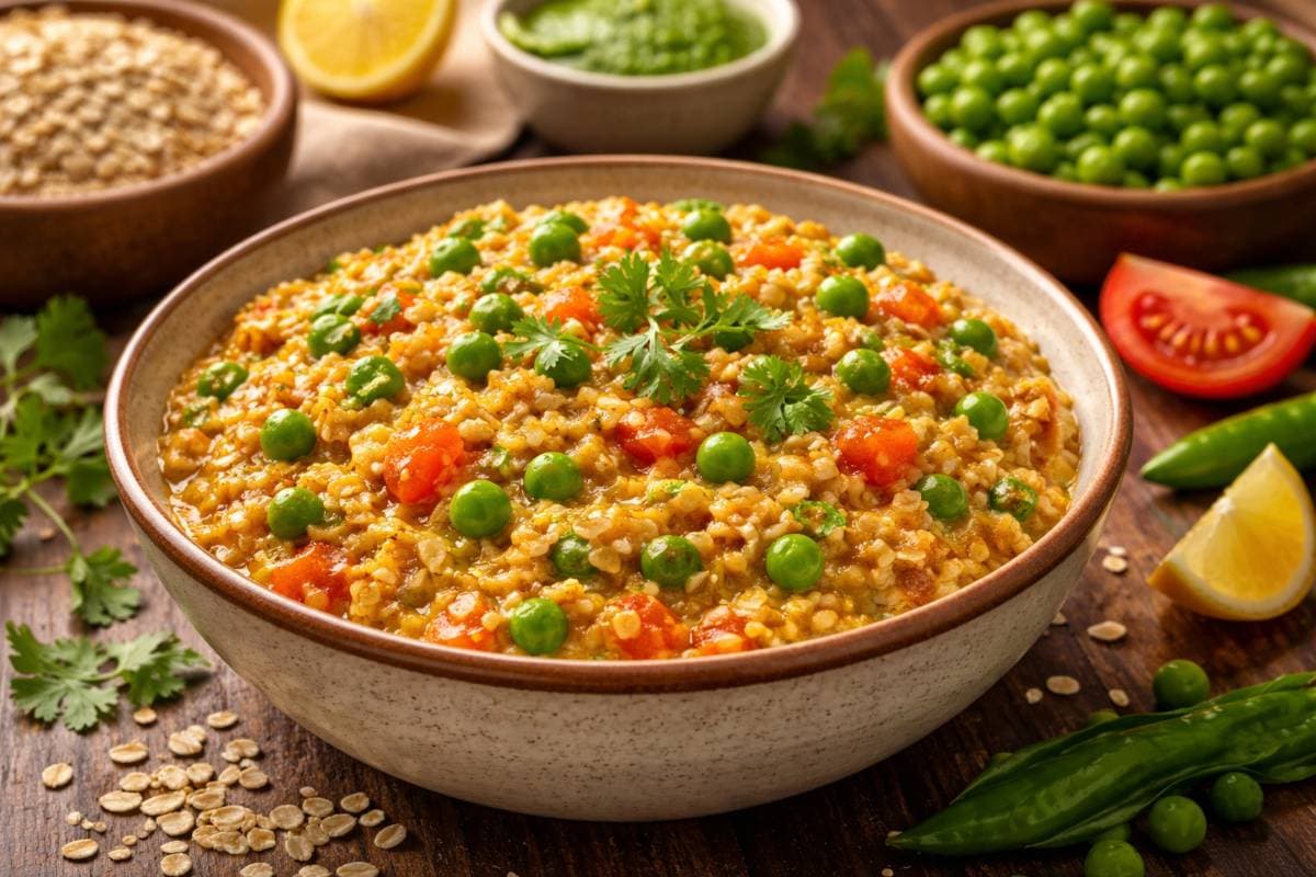 Matar Masala Oats Recipe: 15 मिनट में तैयार होने वाला सबसे हेल्दी और टेस्टी ब्रेकफास्ट, स्वाद ऐसा कि बार-बार बनाने का करे मन