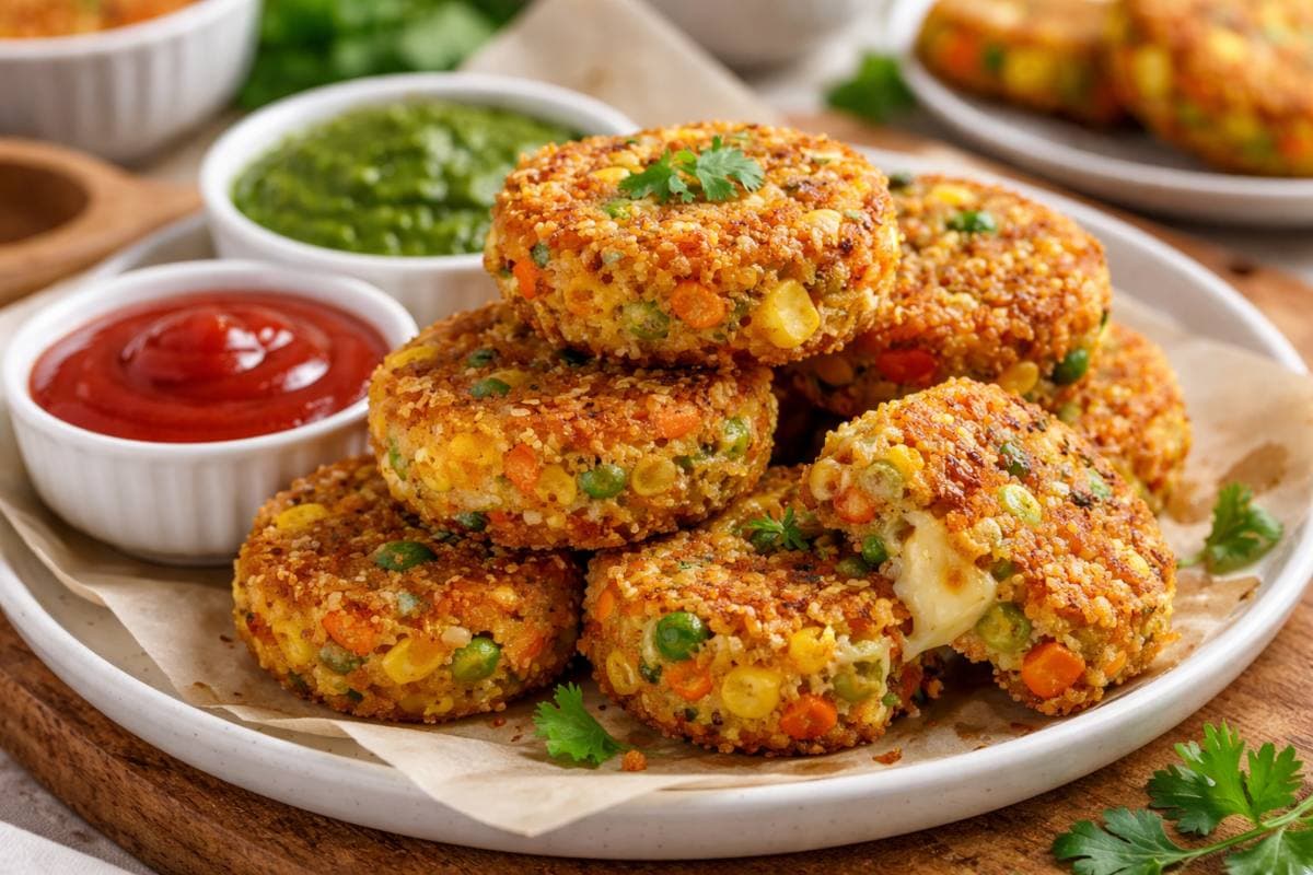 Mix Veg Cheese Tikki: बच्चों के नखरे खत्म कर देगी यह चीजी और हेल्दी टिक्की, हर मां की टेंशन दूर करने वाला इवनिंग स्नैक
