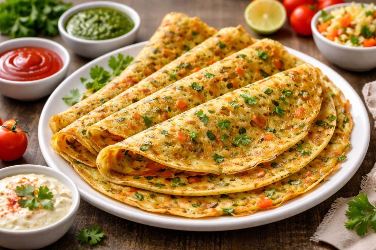 Mix Veg Crepes Recipe: पोहा और पराठे से हो गए बोर? ट्राय करें हेल्दी मिक्स वेज क्रीपीज, सुबह की एनर्जी डबल करने वाली ब्रेकफास्ट रेसिपी Mix Veg Crepes Recipe: पोहा और पराठे से हो गए बोर? ट्राय करें हेल्दी मिक्स वेज क्रीपीज, सुबह की एनर्जी डबल करने वाली ब्रेकफास्ट रेसिपी