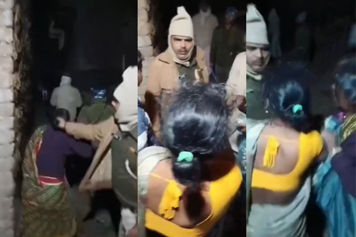 बिहार में एक बार फिर खाकी शर्मसार, थानेदार ने महिला का बाल पकड़कर घसीटा, मारे थप्पड़... वीडियो वायरल