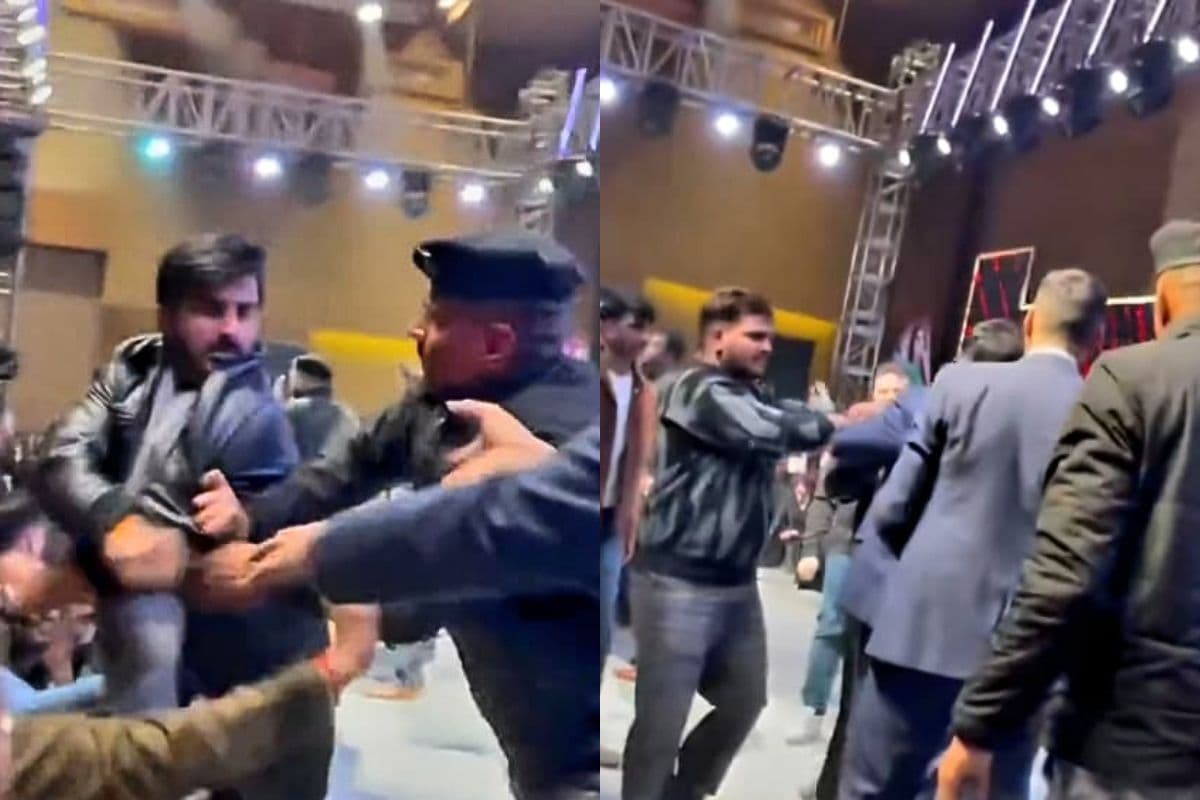 Video: पवन सिंह के टीम मेंबर को Y सिक्योरिटी ने मंच से फेंका, पावर स्टार की बर्थडे पार्टी में मारपीट की आई नौबत