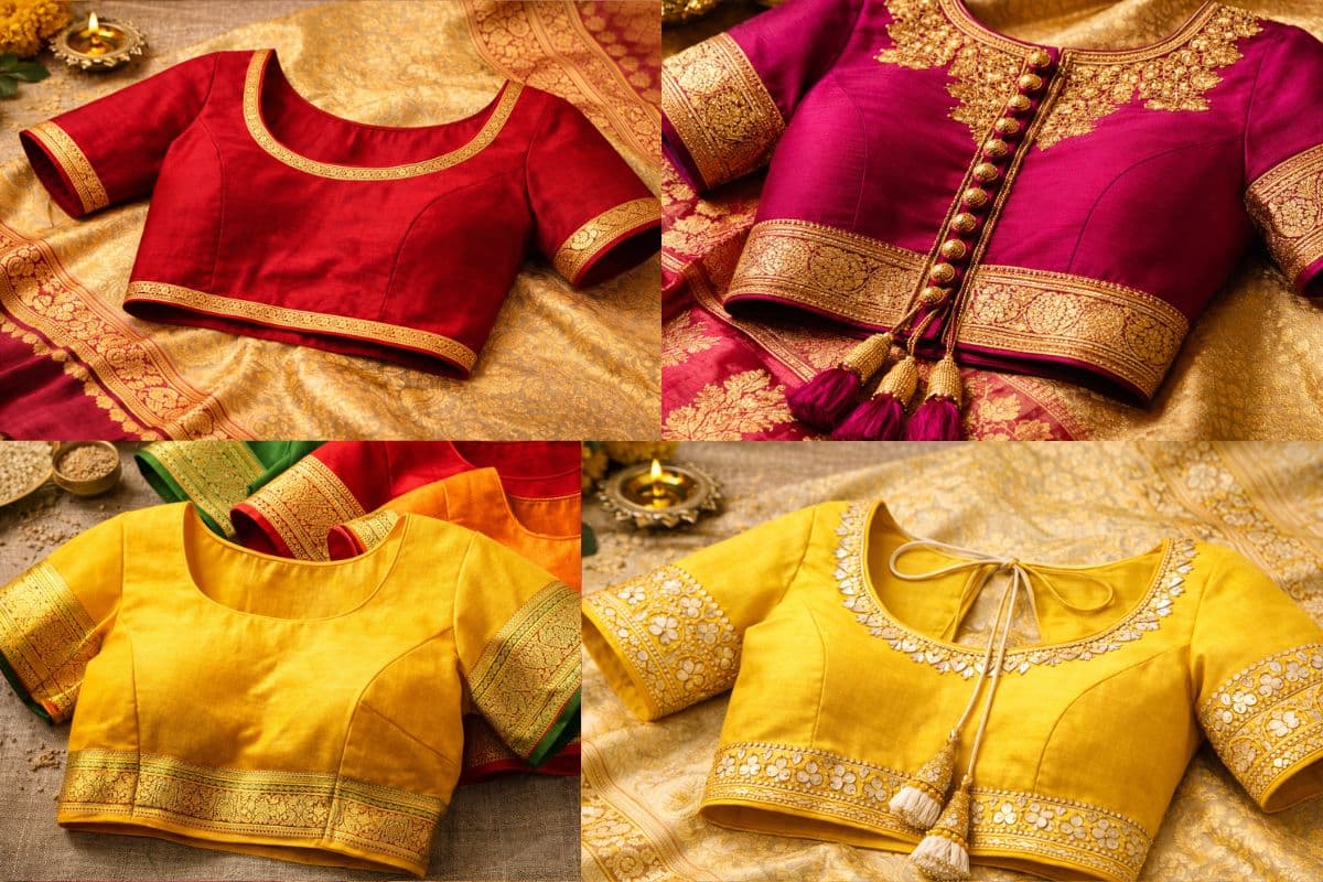 Simple Blouse Design For Makar Sankranti: त्योहार की शान बढ़ाएं इन खास मकर संक्रांति डिजाइनर ब्लाउज के साथ, जो देखेगा करेगा तारीफ 