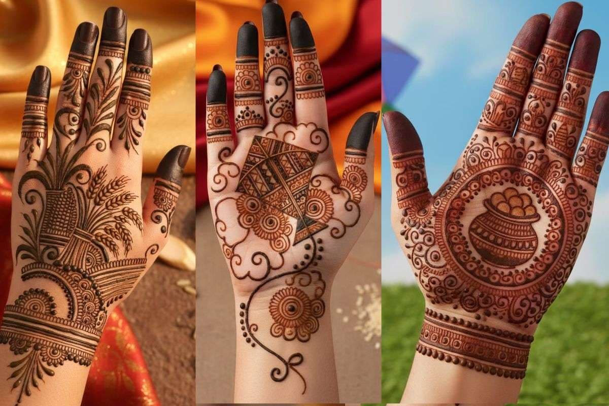 Simple Mehndi Design For Makar Sankranti: त्योहार की रौनक बढ़ाएं, सूर्य, पतंग और परंपरा से सजी मकर संक्रांति मेहंदी डिजाइन