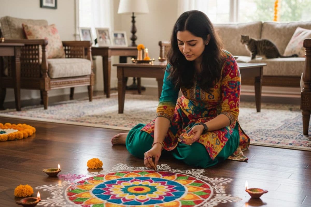 Simple Rangoli For Makar Sankranti: संक्रांति में घर को सजाएं आसान और रंगीन रंगोली डिजाइन से, तारीफ करते नहीं थकेंगे मेहमान