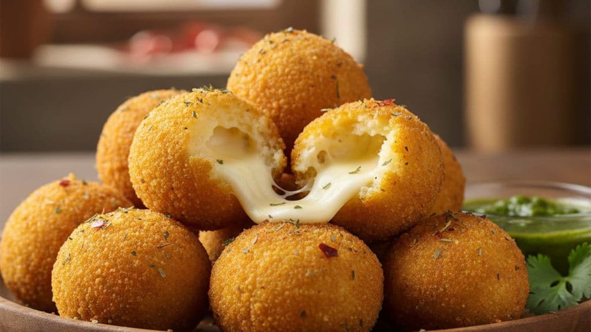 Suji Cheese Balls Recipe: शाम की भूख के लिए चाहिए कुछ चटपटा स्वाद, तो आज ही घर पर बनाएं ये टेस्टी चीजी बॉल्स Suji Cheese Balls Recipe: शाम की भूख के लिए चाहिए कुछ चटपटा स्वाद, तो आज ही घर पर बनाएं ये टेस्टी चीजी बॉल्स