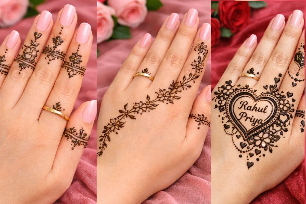 Valentine’s Day Mehndi Design: हाथों में बिखेरे रोमांस, यहां देखें वैलेंटाइन डे के लिए खास मेहंदी डिजाइन