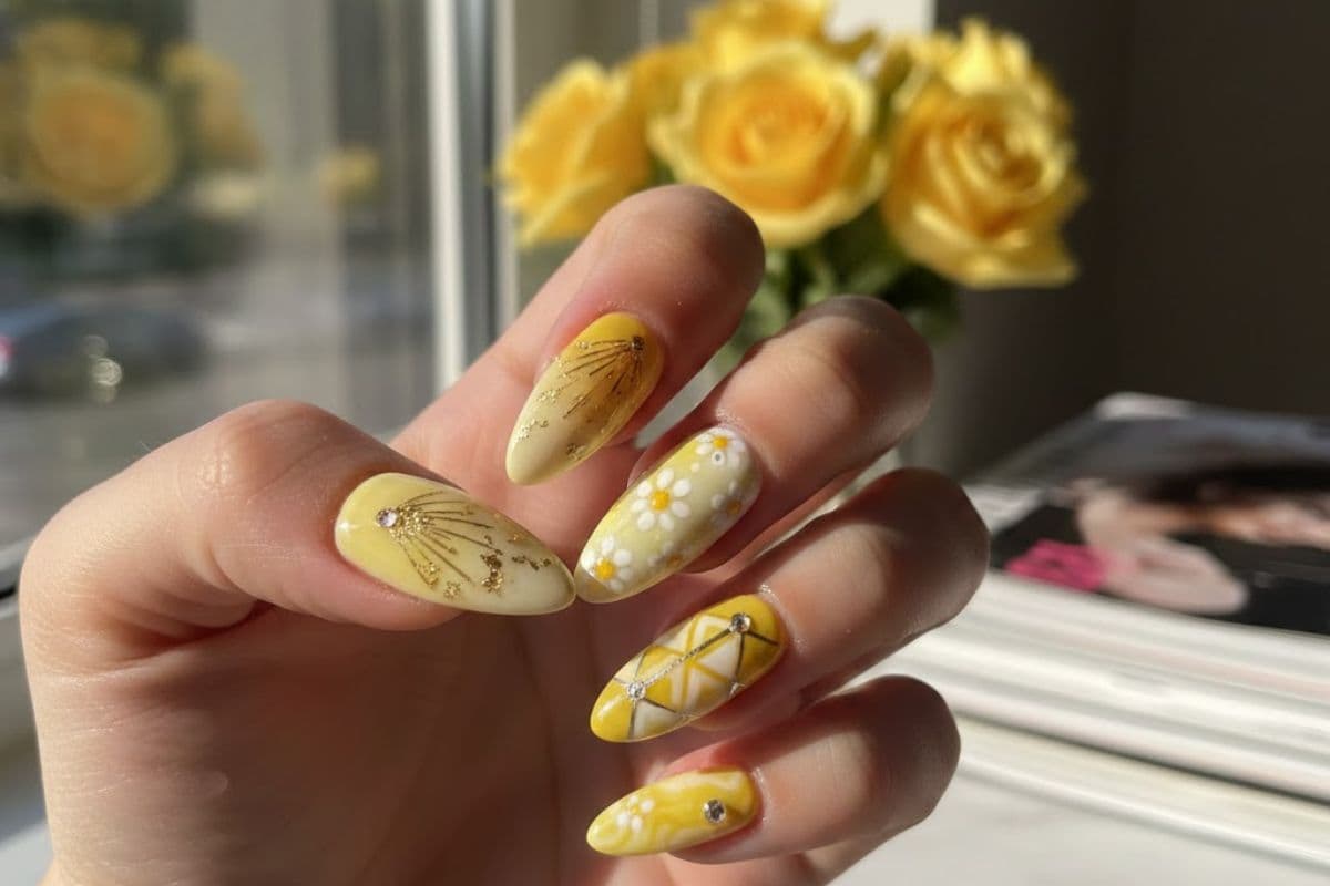 Yellow Nail Art Design: पार्टी या डेली लुक के लिए ट्राई करें ये येलो नेल आर्ट डिजाइन