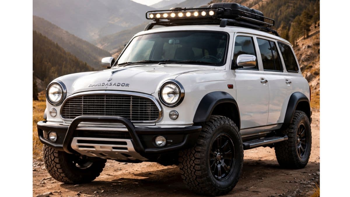 Ambassador SUV: पुरानी शान का नया अंदाज, AI ने किया इमैजिन
