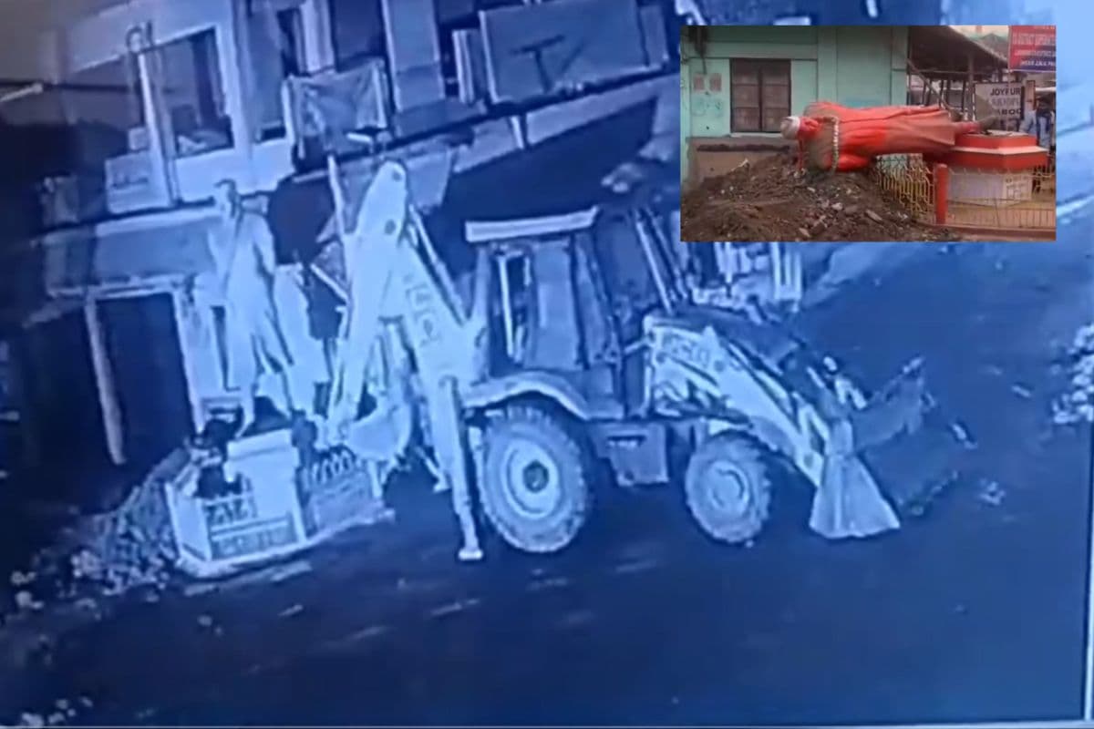 असम: बुलडोजर से गिराई गई नेहरू मूर्ति 3 दिन बाद फिर लगी, दोषी अब तक फरार