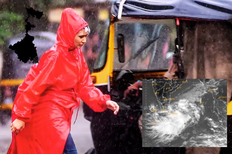 बंगाल से आंध्रप्रदेश तक बन रहा लो प्रेशर एरिया, बंगाल में वज्रपात के साथ बारिश का येलो अलर्ट