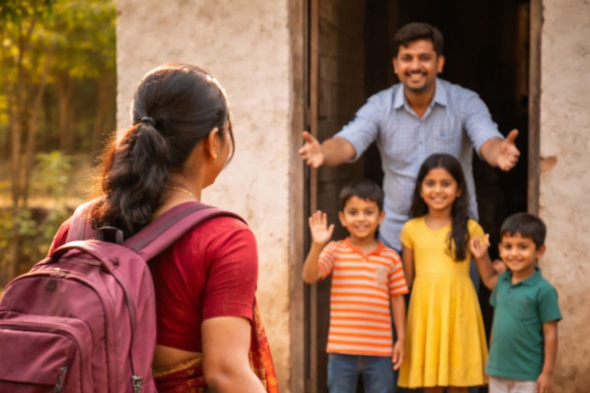 इंस्टाग्राम पर 'अमीरी' झाड़ने वाला निकला मजदूर, प्यार में पड़कर 3 बच्चों को छोड़ आंध्र प्रदेश पहुंची झारखंड की महिला