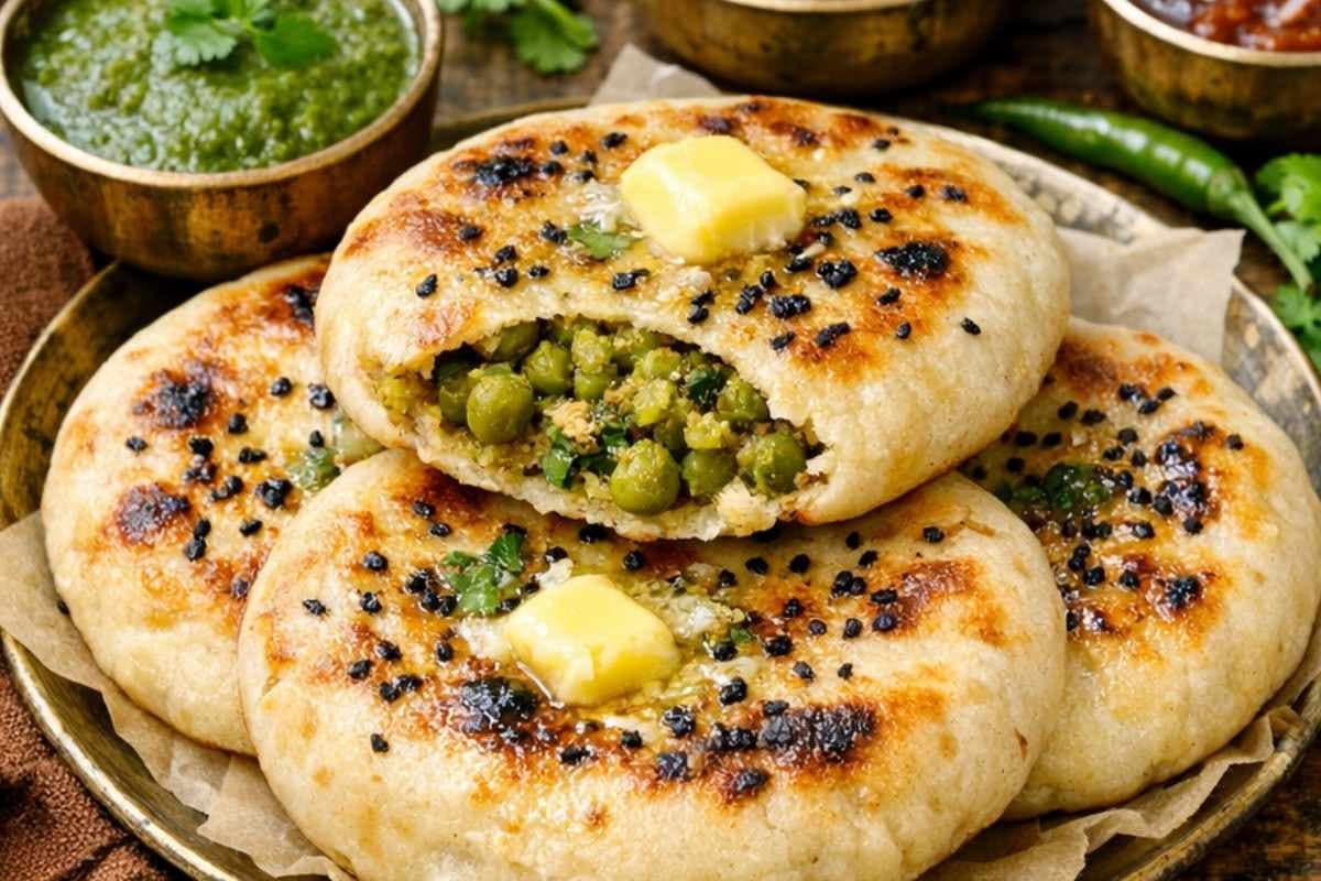 घर आए मेहमान हो जाएंगे इंप्रेस, तैयार करें हरे मटर का टेस्टी कुलचा 