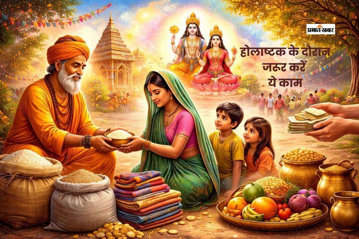 होलाष्टक में करें ये 6 काम, मिलेगी सुख-समृद्धि और आशीर्वाद