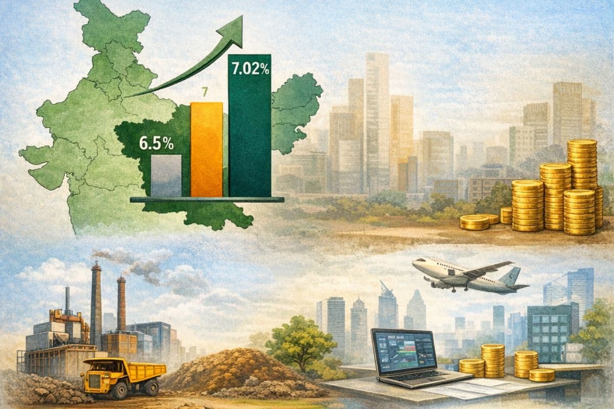 झारखंड की ऊंची उड़ान: विकास दर में देश को पछाड़ा, 7.02% की रफ्तार से दौड़ रही अर्थव्यवस्था