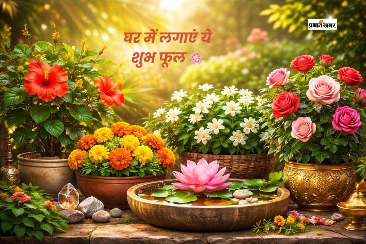 घर में लगाएं सुख-समृद्धि लाने वाले वास्तु अनुसार फूलों के पौधे