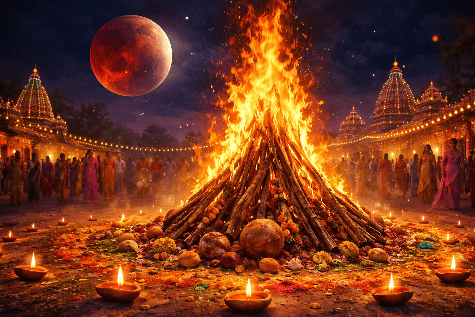 होलिका दहन पर एक नहीं दो-दो ‘ग्रहण’ फिर कैसे सुलझेगा मामला? ज्योतिषाचार्य से जानें