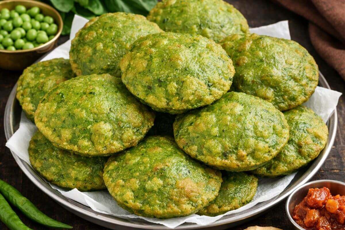 सर्दियों में मटर और पालक से तैयार करें ये स्वादिष्ट पूरी