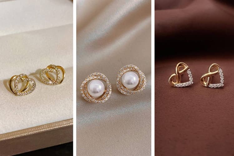 वैलेंटाइन लुक को दें परफेक्ट टच - पेयर करें ये लेटेस्ट ईयर स्टड्स डिजाइन