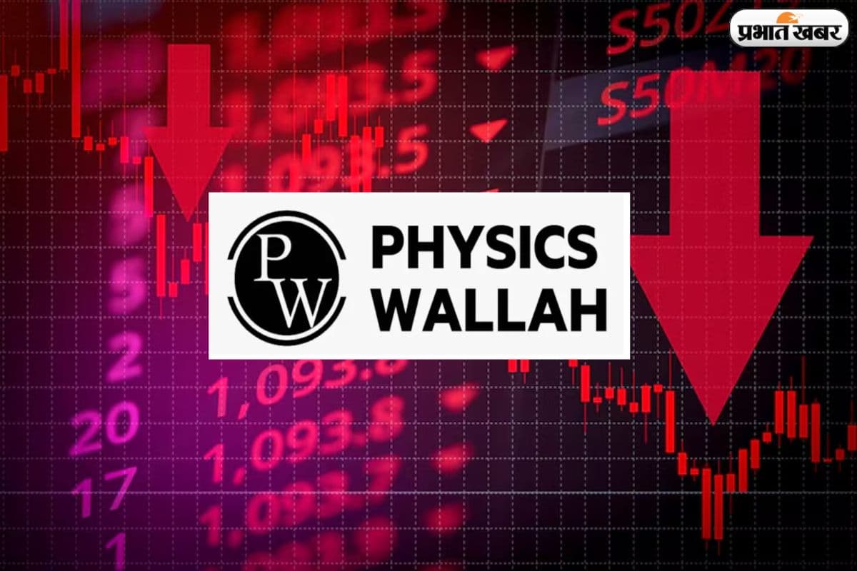 फिजिक्सवाला के शेयरों में 3% की गिरावट, निवेशकों में मची हलचल
