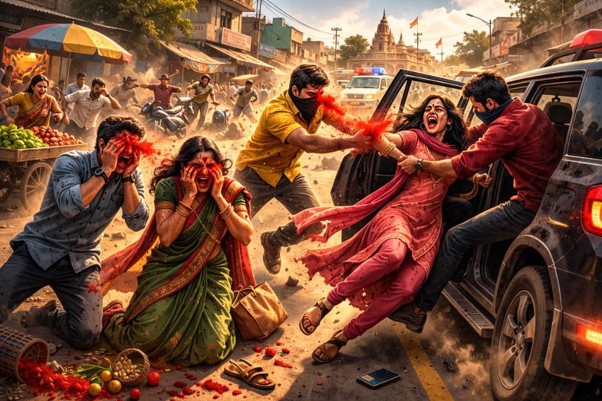 परिवार की आंख में मिर्च डालकर उठा ले गए युवती, पुणे में सांप्रदायिक तनाव, हिंदू संगठनों ने घेरा थाना