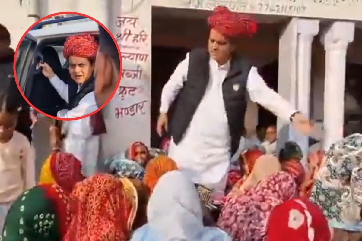 मुस्लिम महिला का धर्म पूछा, इसके बाद भाजपा नेता ने वापस ले लिया कंबल, कांग्रेस ने जारी किया वीडियो