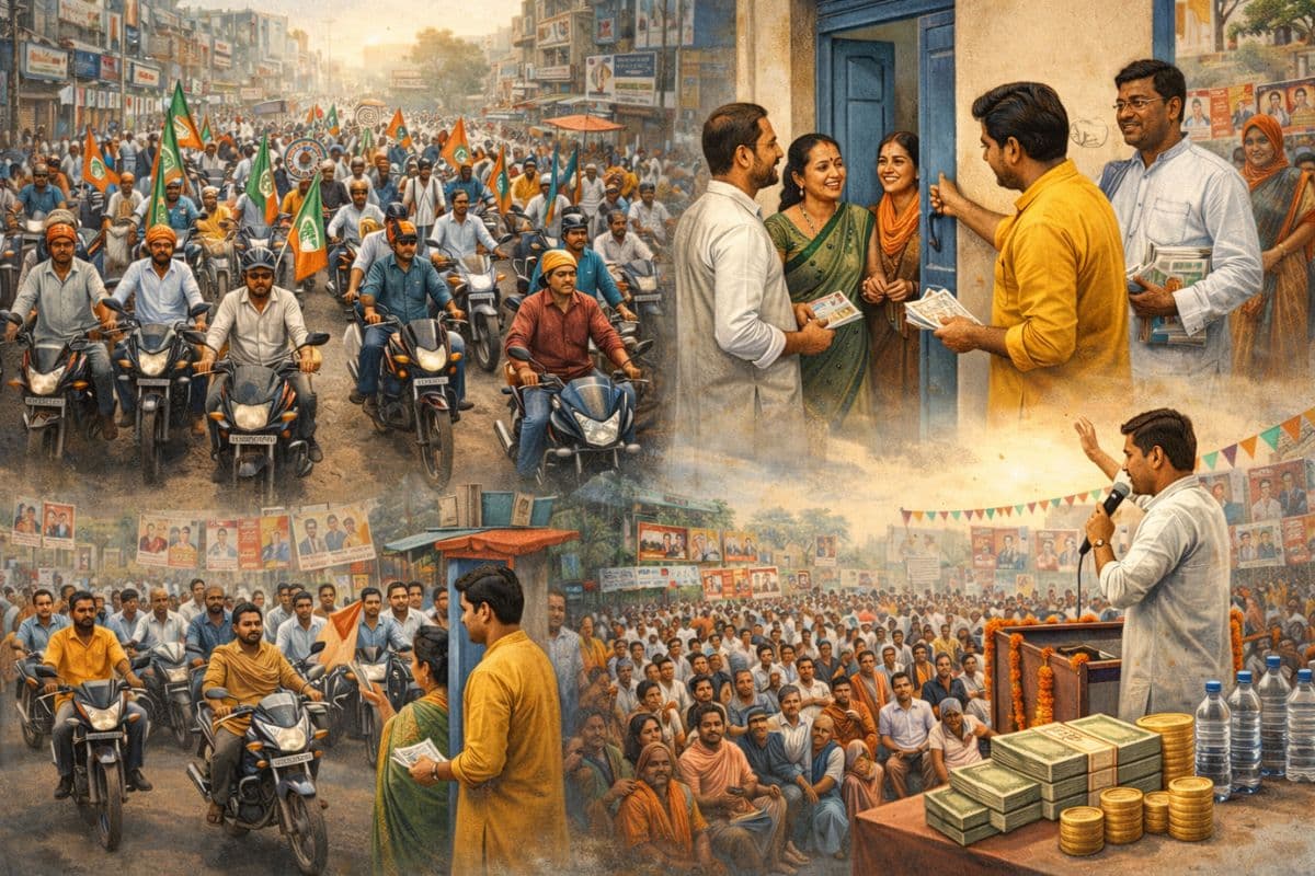रांची नगर निगम चुनाव: थम गया शोर, अब ‘डोर-टू-डोर’! आखिरी दिन प्रत्याशियों ने फूंक दिये 5.5 करोड़ रुपये रांची नगर निगम चुनाव: थम गया शोर, अब ‘डोर-टू-डोर’! आखिरी दिन प्रत्याशियों ने फूंक दिये 5.5 करोड़ रुपये