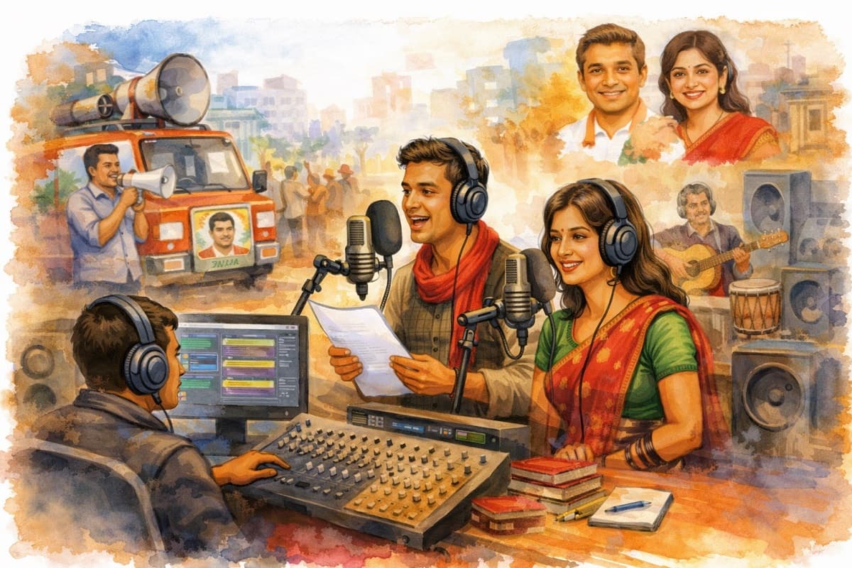 रांची के फिजां में चुनावी तराने, पैरोडी गानों पर वोटरों को लुभाने की कोशिश